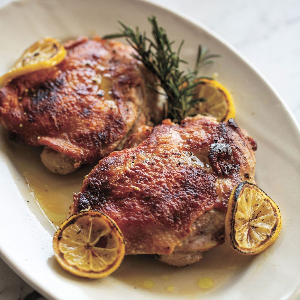 Crispy Baked Chicken Thighs